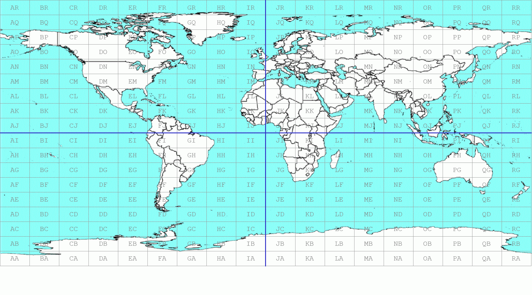 Blank World Map